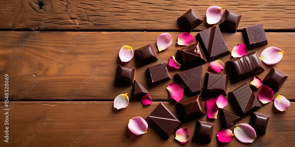 Romantic Arrangement of Chocolate and Roses
Romantic Arrangement of Chocolate and Roses