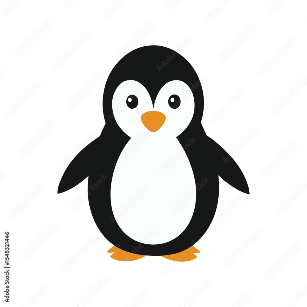 Naklejka premium penguin vector illustration
