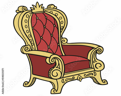 armchair vector illustration