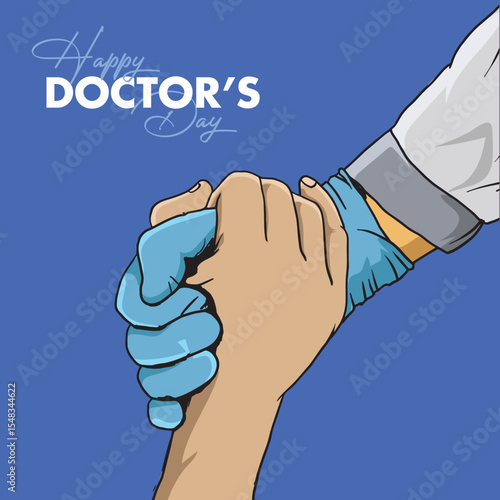Creative ad concept honoring Doctors' Day, showcasing compassion, dedication, and medical excellence through powerful visual storytelling.