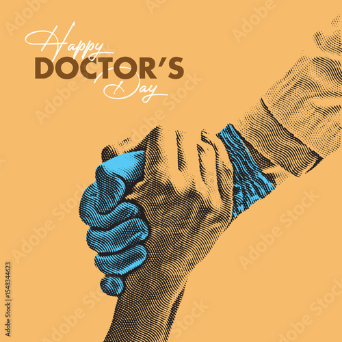 Creative ad concept honoring Doctors' Day, showcasing compassion, dedication, and medical excellence through powerful visual storytelling.
