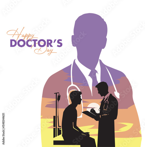 Creative ad concept honoring Doctors' Day, showcasing compassion, dedication, and medical excellence through powerful visual storytelling.