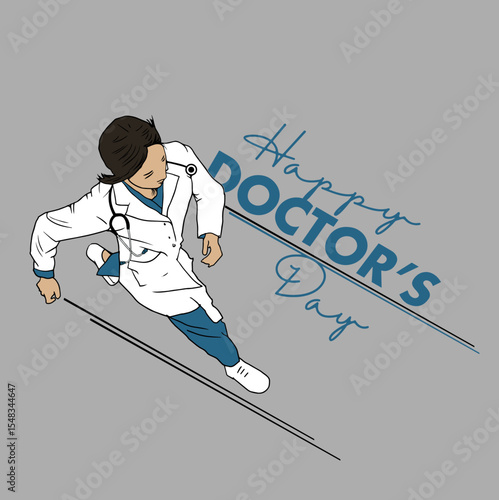 Creative ad concept honoring Doctors' Day, showcasing compassion, dedication, and medical excellence through powerful visual storytelling.