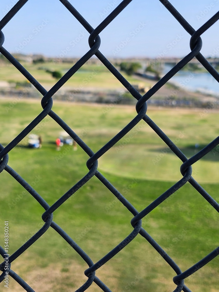 Fototapeta premium Crossing the US-Mexico border over the Rio Grande