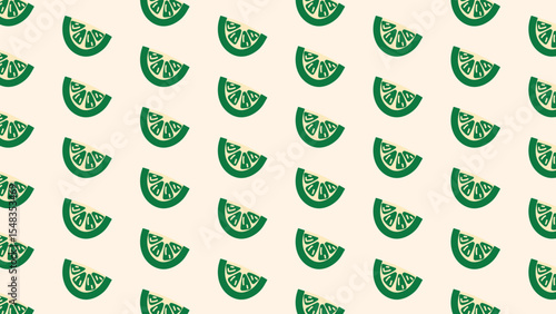Lime slice repeat – zesty and graphic for summer drinks and prints.