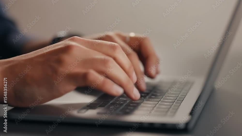 close up of hands typing on laptop close up of hands typing on laptop