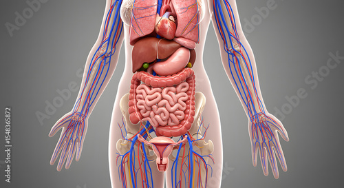 Female Human Anatomy: Organs and Body Systems