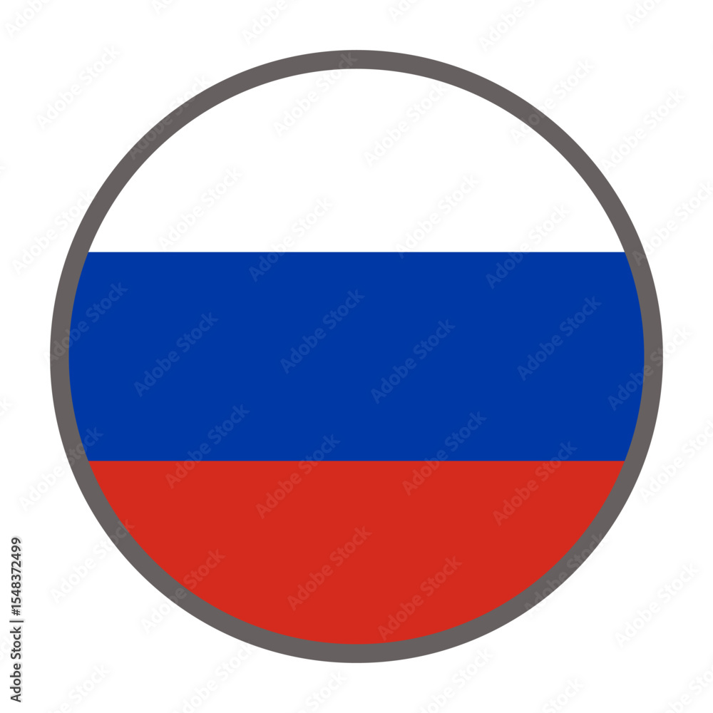 round flag of Russia country on white background vector
Vector round flag round flag of Russia country on white background vector
Vector round flag