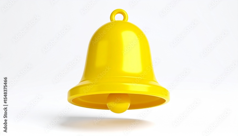 golden bell isolated on white golden bell isolated on white