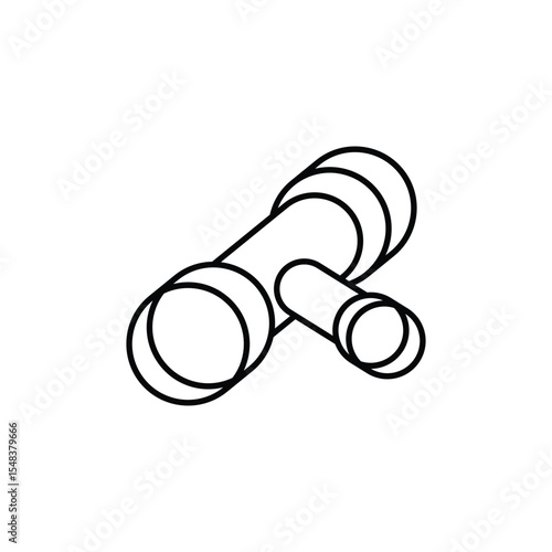 Waterpipe Icon vector