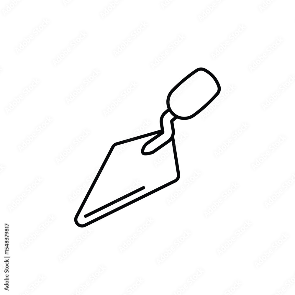 Trowel Icon vector Trowel Icon vector