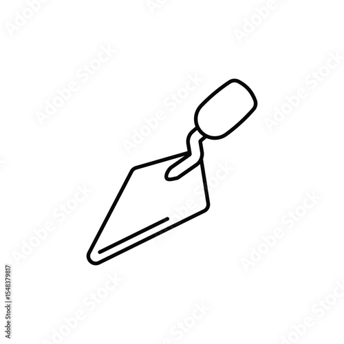 Trowel  Icon vector