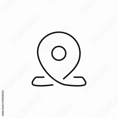 map pin location icon sign vector