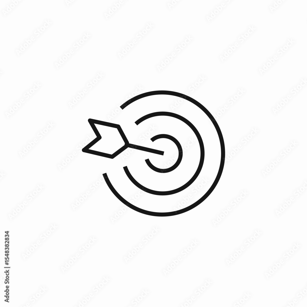 target with dart icon sign vector target with dart icon sign vector