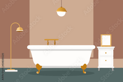 Modern bathroom interior design featuring a luxurious shower, clean white tiles, and contemporary fixtures
