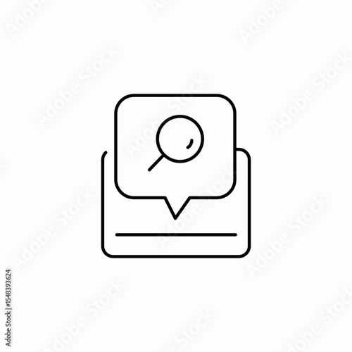 magnifying glass search icon sign vector