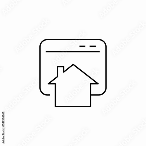 website homepage upload icon sign vector