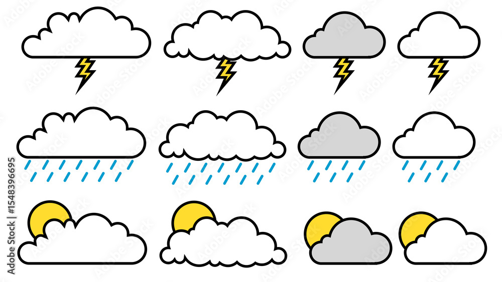 Obraz premium Núvens clima