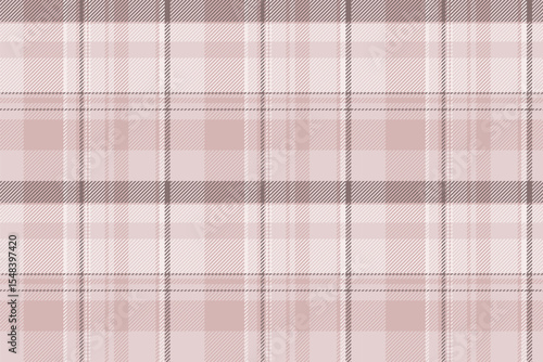 Elegant tartan pattern in soft pink hues. Perfect for backgrounds, textiles, and designs needing a touch of classic, refined style. Versatile for web or print.