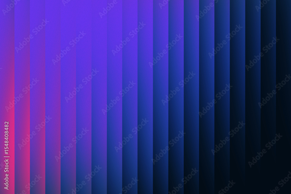 Obraz premium Colorful glass gradient with blue, purple, and pink transitions layered over black. Transparent waves, neon glow, and soft ribbed textures create a futuristic and elegant aesthetic.