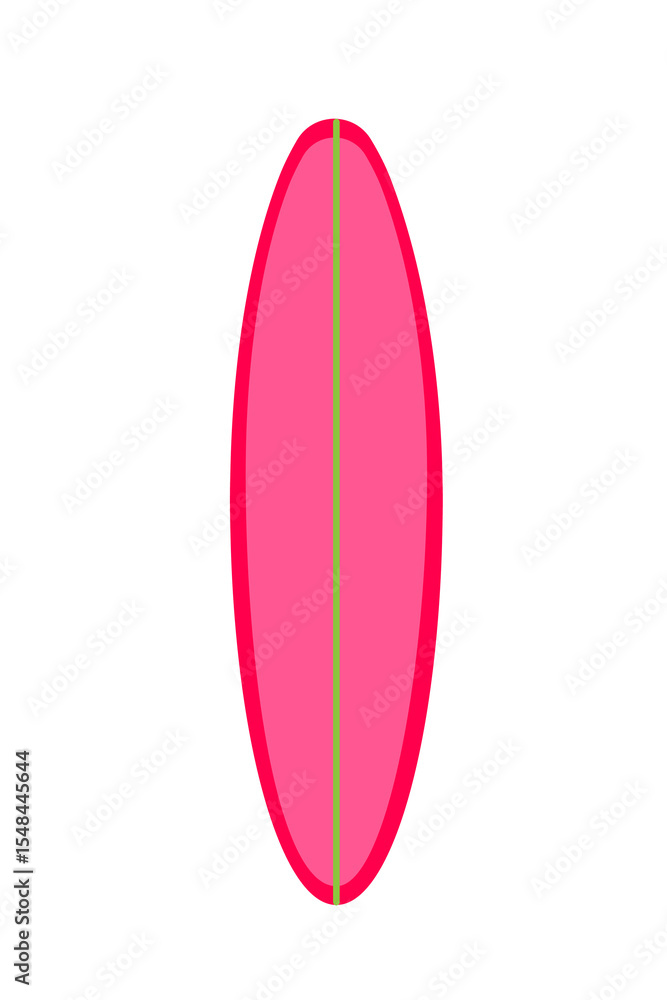 Vector illustration of a vibrant pink surfboard in neon colors. Perfect for summer, beach, surfing, travel, sport, and vacation-themed projects. High-res PNG on transparent background Vector illustration of a vibrant pink surfboard in neon colors. Perfect for summer, beach, surfing, travel, sport, and vacation-themed projects. High-res PNG on transparent background