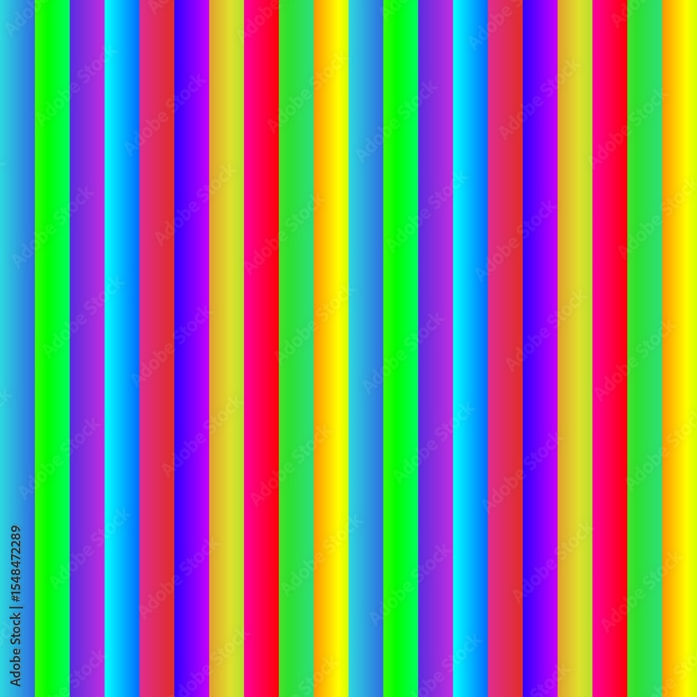 Obraz premium Abstract rainbow stripe pattern with vertical colorful bands. Perfect for vibrant backgrounds, party designs, and cheerful graphic projects.