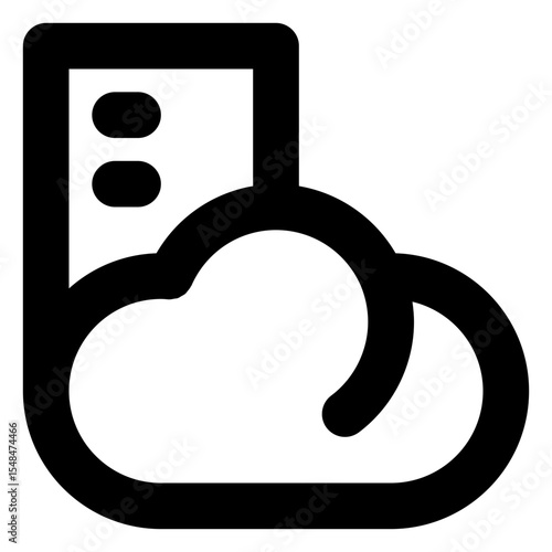 Cloud mining icon