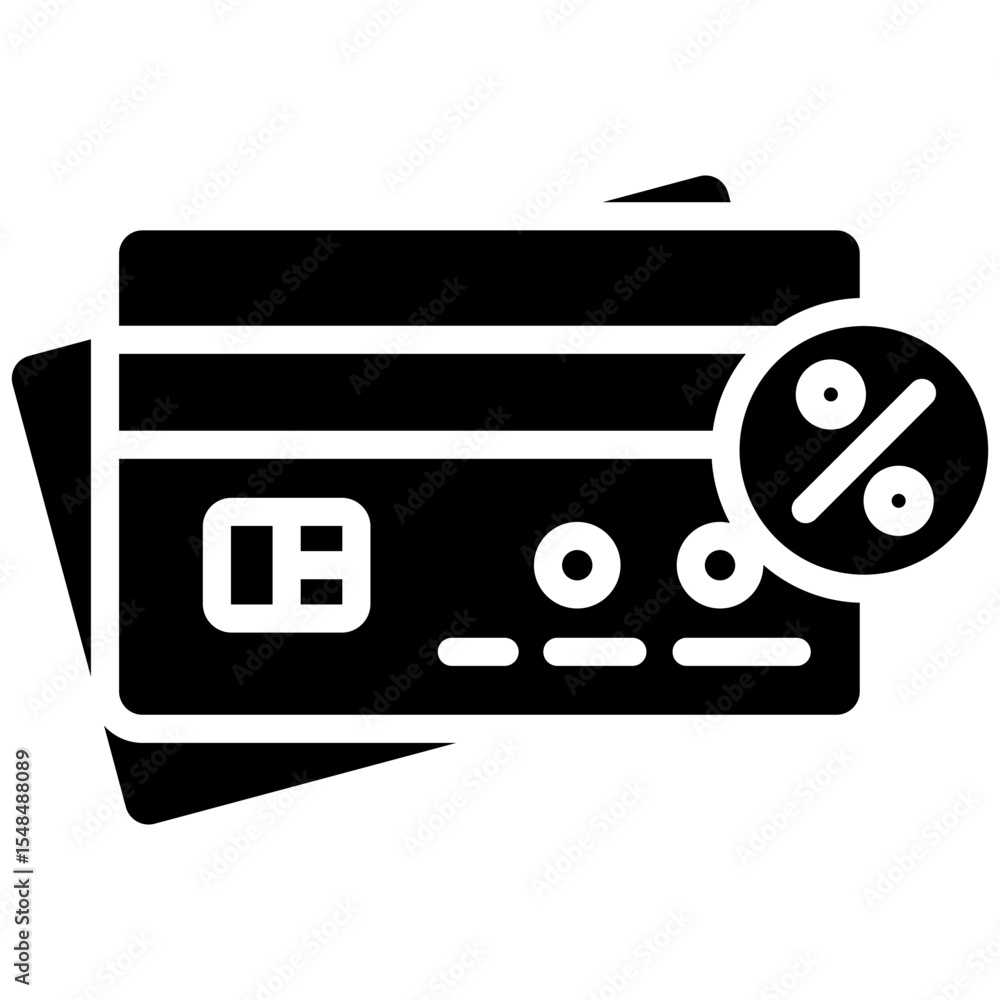 Credit card gylph icon. Simple vector icon design in gylph style. Editable vector format Credit card gylph icon. Simple vector icon design in gylph style. Editable vector format