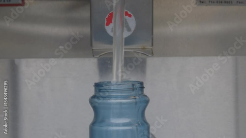 Filtered water refilling station with 3 gallon jug
