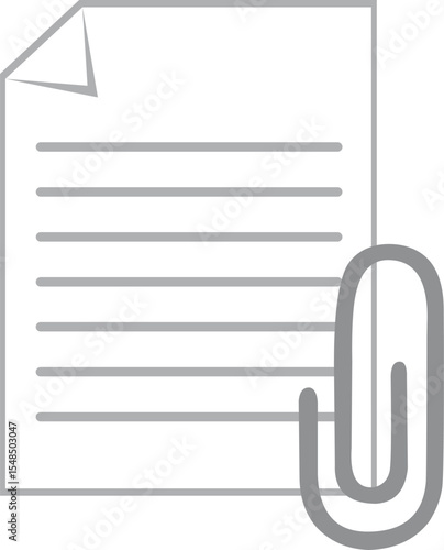 vector illustration icon attach computer file