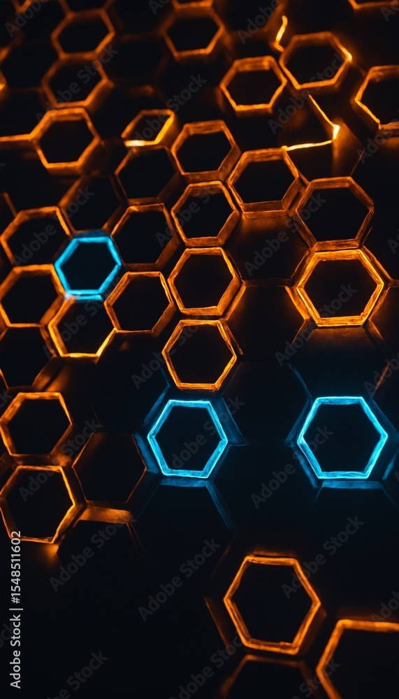 abstract background with hexagons abstract background with hexagons