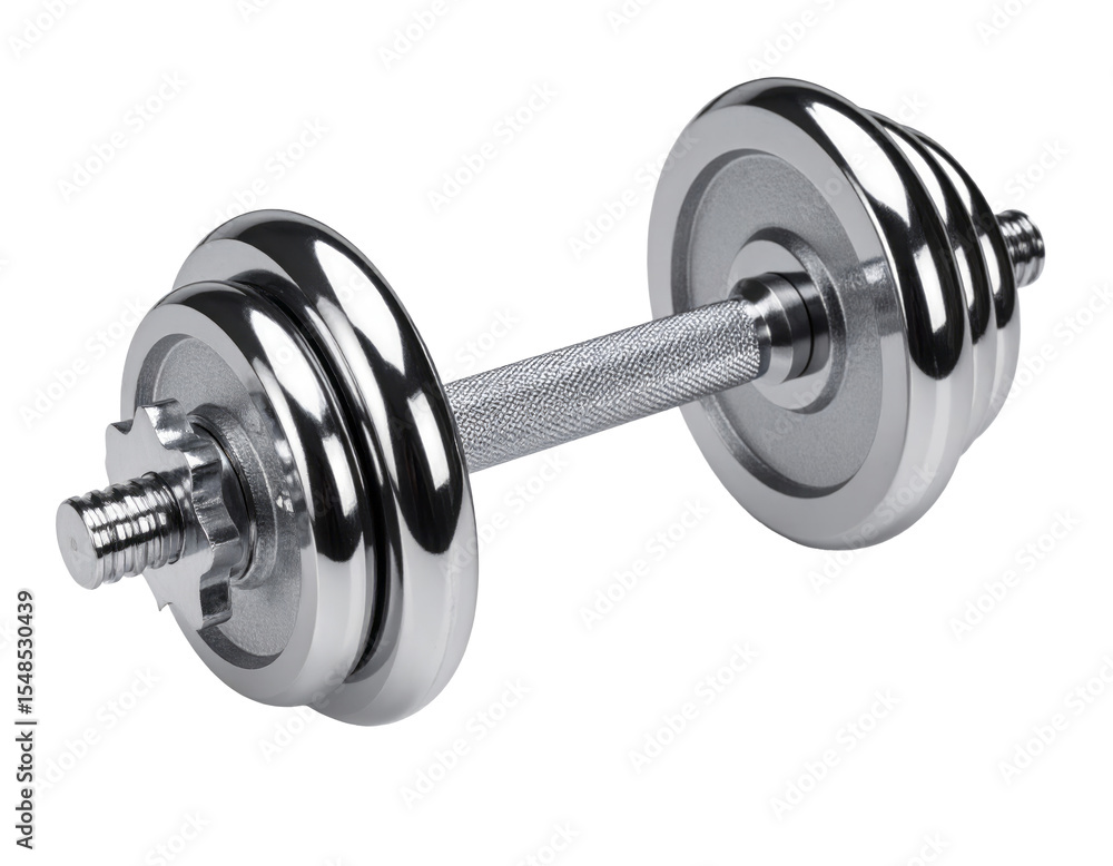 Naklejka premium Pesas cromadas para entrenamiento 