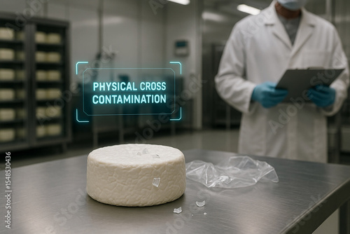Cross Contamination in Dairy Industry Due to Physical Hazard from Packaging Film Fragments on Soft Cheese During Post-Processing Handling in Controlled Sanitary Conditions