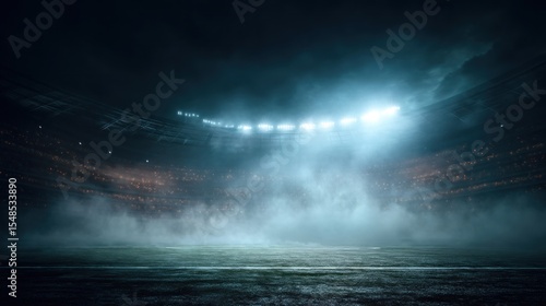 Wallpaper Mural Stadium night fog Torontodigital.ca