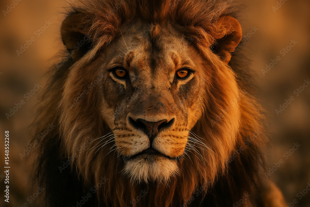 Obraz premium close up of a lion