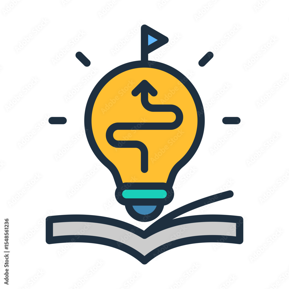 Fototapeta premium Gamified Learning Icon