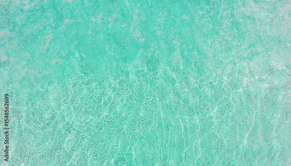 Obraz premium turquoise water top view