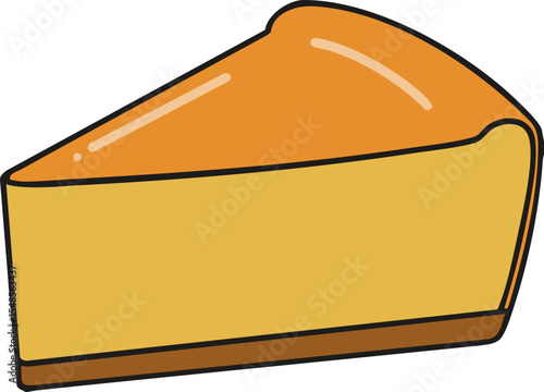 맛있는 치즈케이크 벡터 이미지
cheesecake vector image