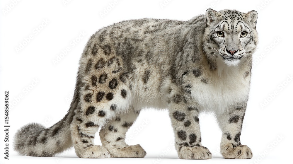 Fototapeta premium Snow Leopard in Profile