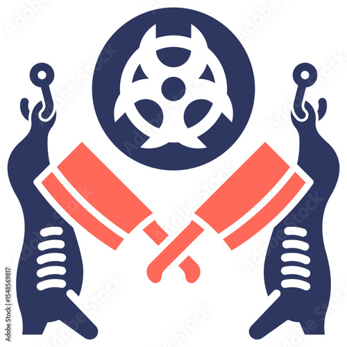 Infected Meat Processing Icon