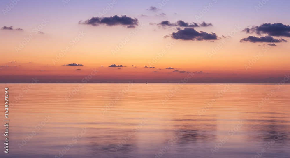 Fototapeta premium sunset over the ocean
