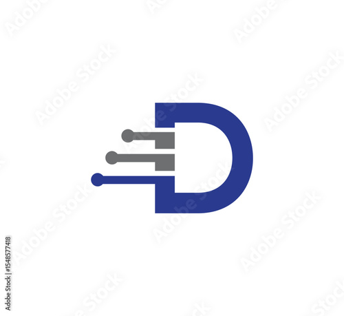 d logo design vector template, initial d letter logo design, d logo, d icon, d symbol, d initial, d symbol, d design, d vector logo, d shape, d simple logo, d it logo, d data logo.