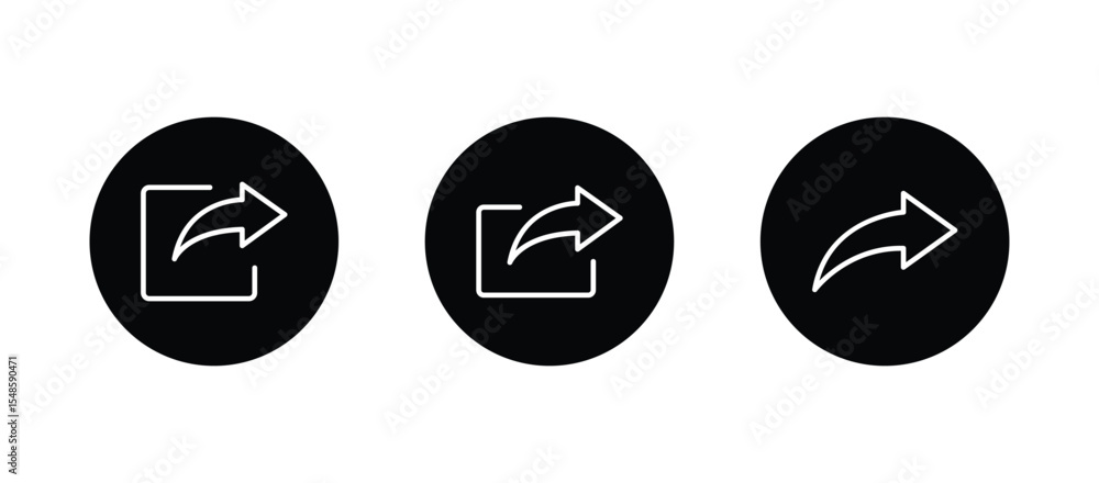 Share icon set vector illustration Share icon set vector illustration