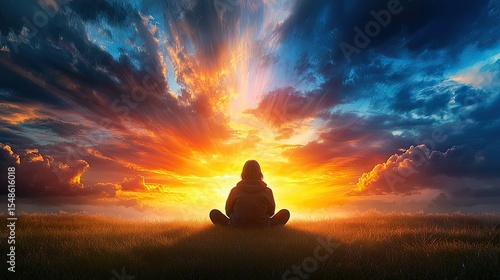 Sunset Serenity: A Moment of Peace and Tranquility