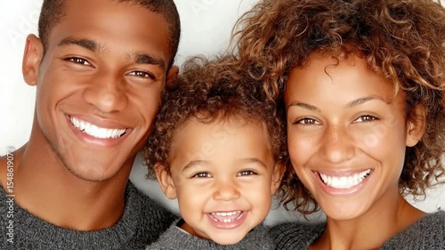 Happy Family Portrait: A Joyful Moment Captured
