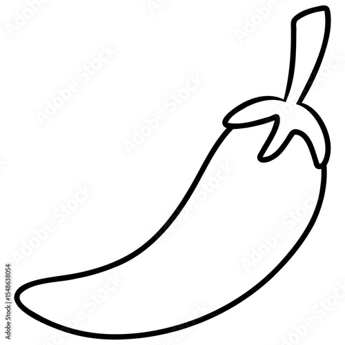 spicy chili pepper vector icon