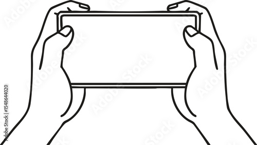 핸드폰을 들고 있는 손
Hand design drawing with cell phone for coloring