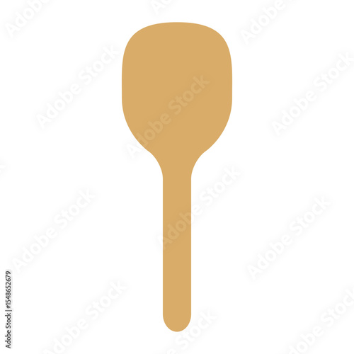 Kitchen utensils flat color icon. Spatula