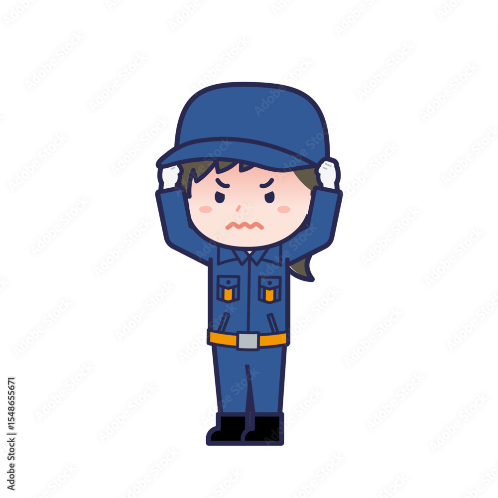 消防団員/ななめ/女性 27 消防団員/ななめ/女性 27