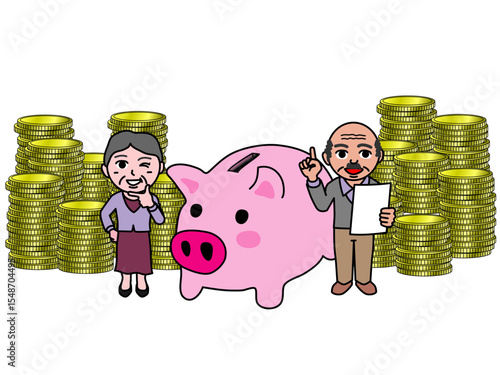 壱A：ファイナンシャルプランナーから家計のアドバイスを受ける老夫婦_CS3 2025_0610_067